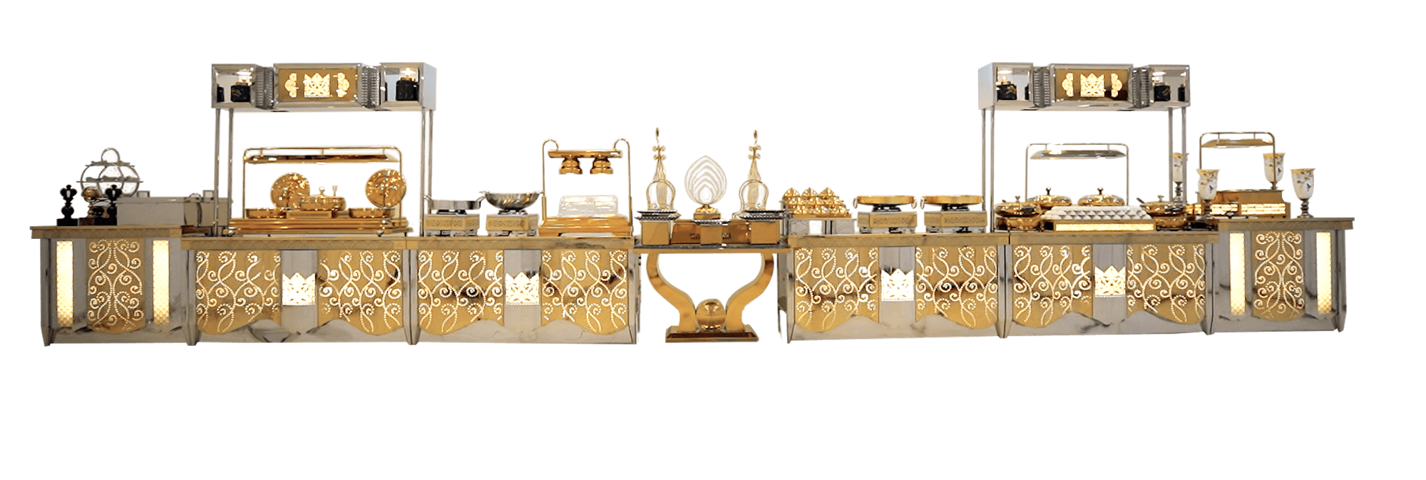 Stainless Steel Wedding Catering Counter