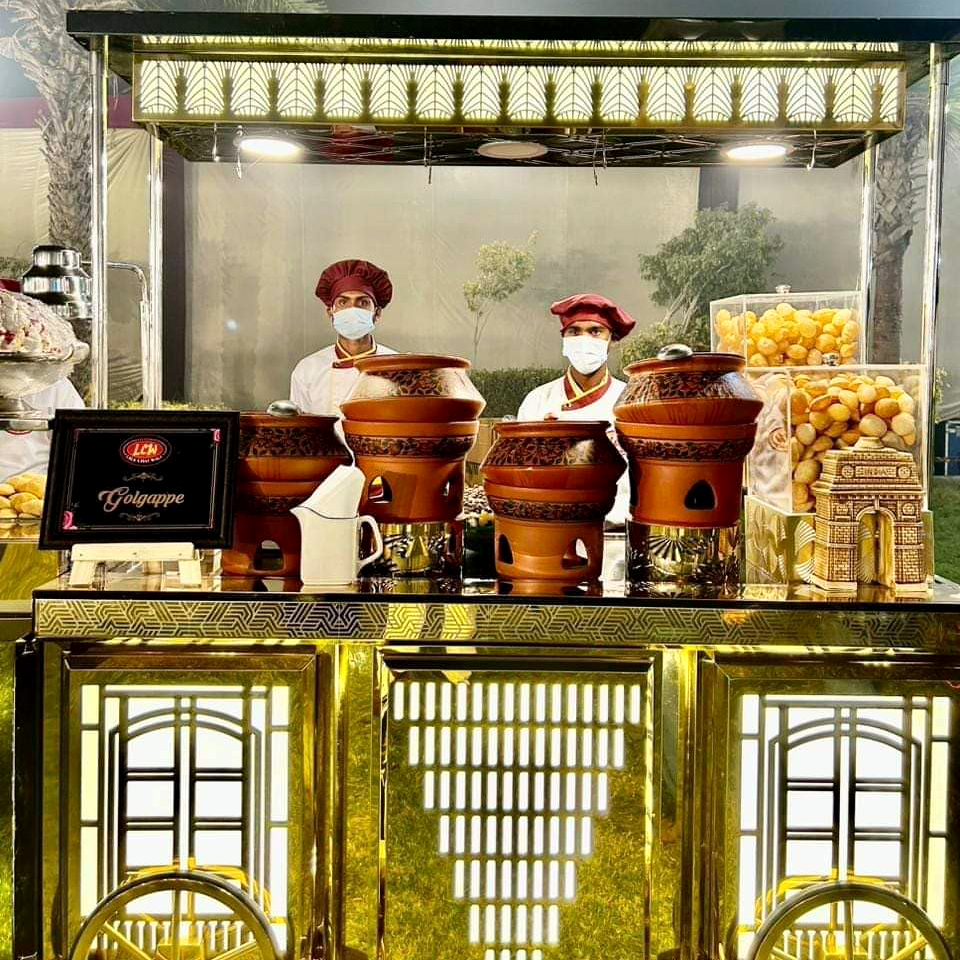 Wedding Chaat Display Counter